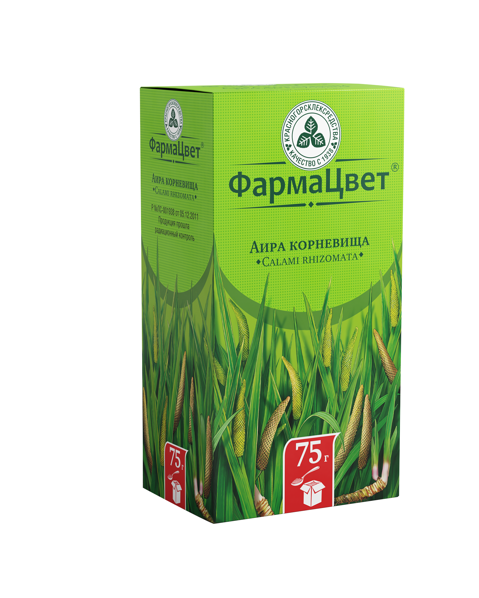 Аира корневища, сырье растительное измельченное, 75 г, 1 шт. фото