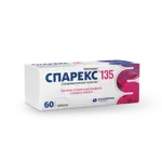 Спарекс, 135 мг, таблетки, покрытые пленочной оболочкой, 60 шт. фото 