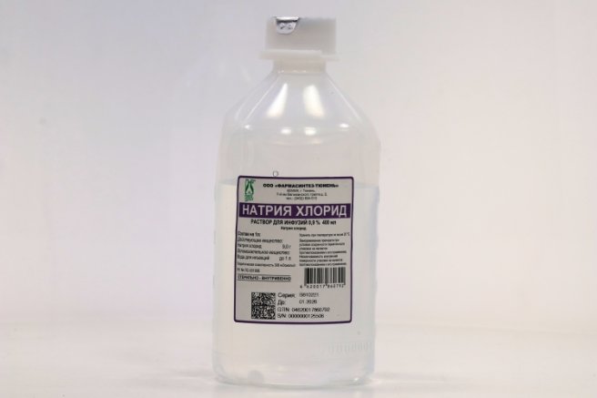 Натрия хлорид, 0.9%, раствор для инфузий, 400 мл, 1 шт. фото