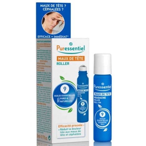 Puressentiel Роллер успокаивающий 9 эфирных масел, эфирное масло, 5 мл, 1 шт, для снятия напряжения, облегчения стресса фото
