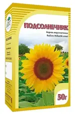 Подсолнечник корень, корни измельченные, 50 г, 1 шт. фото