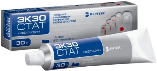 Экзостат, 1%, крем для наружного применения, 30 г, 1 шт. фото