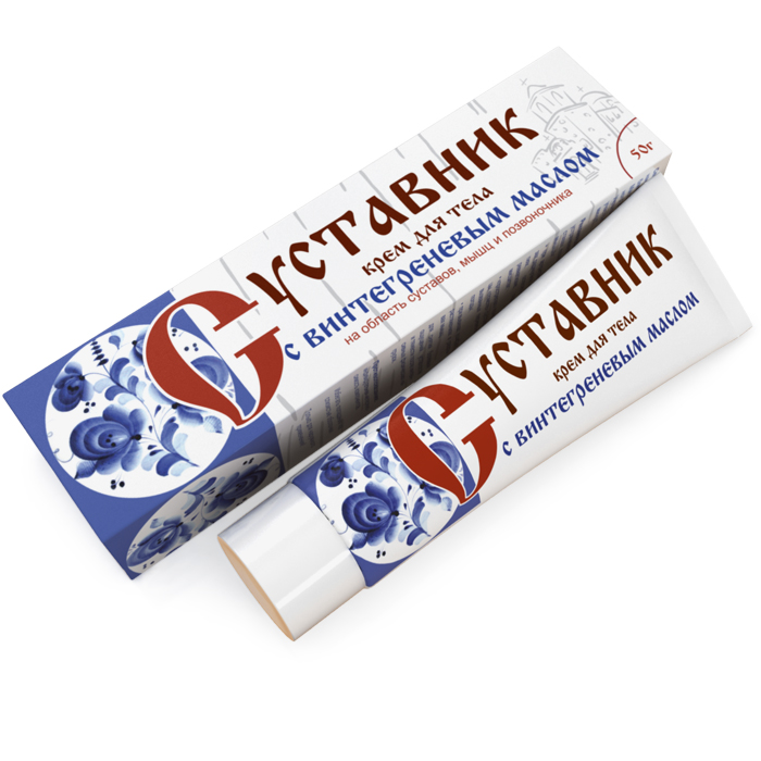 Суставник с винтегреневым маслом крем для тела, крем, 50 г, 1 шт. фото