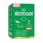 Nestogen 2 Premium, смесь молочная сухая, 600 г, 1 шт, для детей с 6 месяцев, с пребиотиками и лактобактериями фото