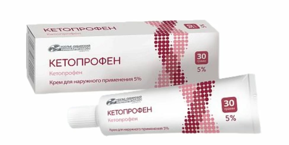 Кетопрофен, 5 %, крем для наружного применения, 30 г, 1 шт. фото