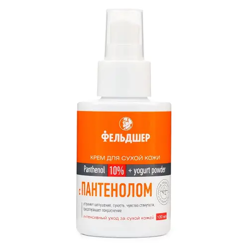 Фельдшер крем для сухой кожи с пантенолом 10%, крем, 100 мл, 1 шт. фото