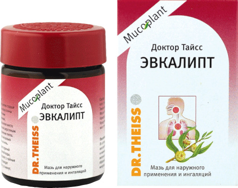Доктор Тайсс Эвкалипт, мазь для наружного применения и ингаляций, 50 г, 1 шт. фото