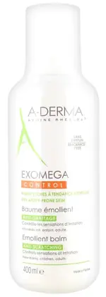 A-Derma Exomega Control Бальзам смягчающий, 400 мл, 1 шт. фото 