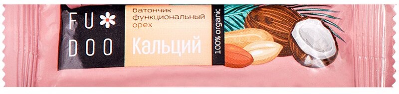 Фудо Кальций батончик функциональный, 25 г, 1 шт, орехи фото