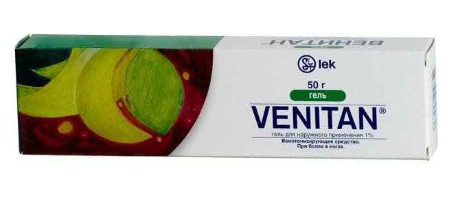 Венитан, 1%, гель для наружного применения, 50 г, 1 шт. фото