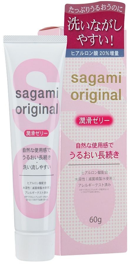 Sagami Original гель-смазка на водной основе, лубрикант, 60 г, 1 шт. фото