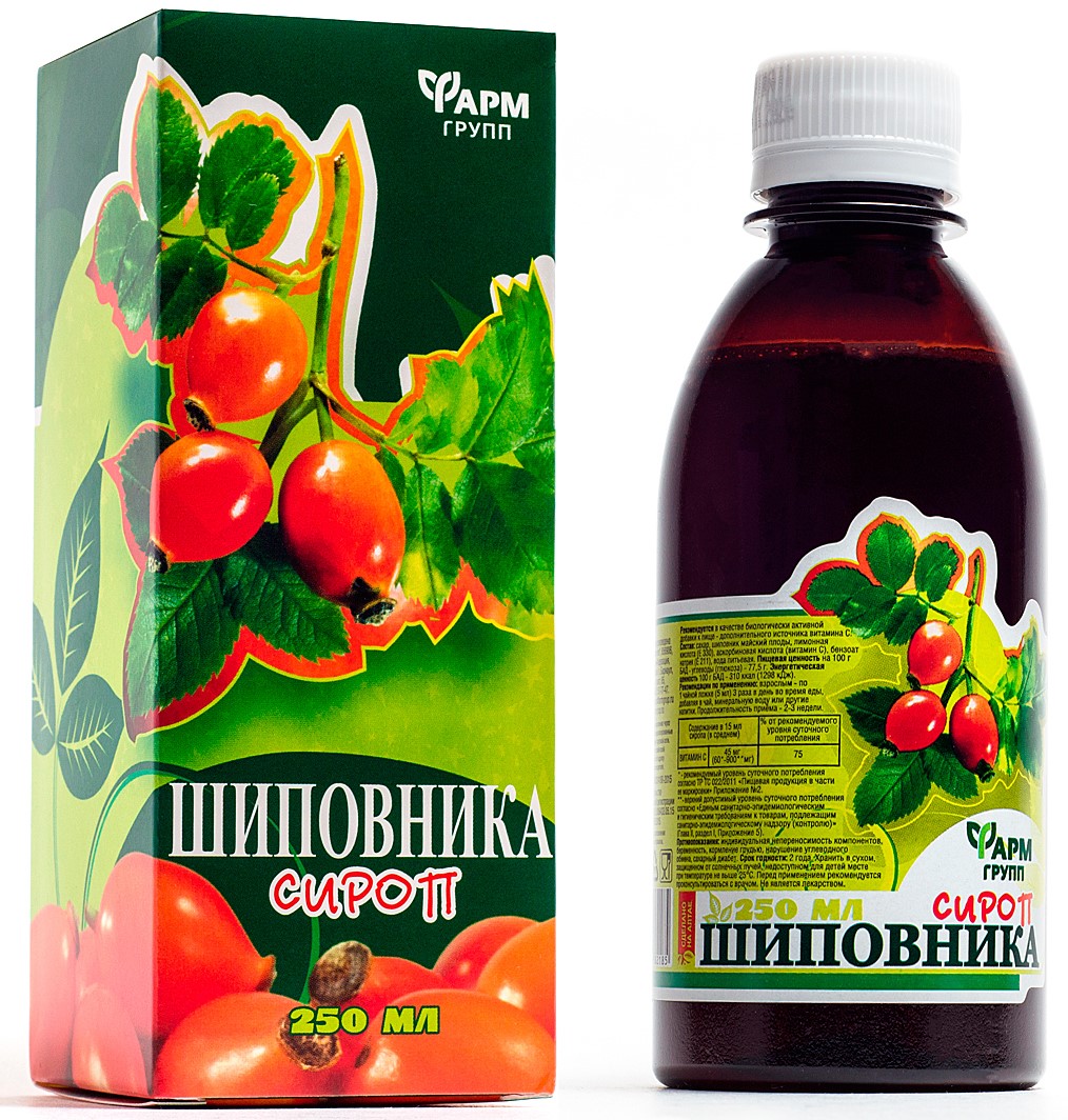 Шиповника сироп, сироп, 250 мл, 1 шт. фото
