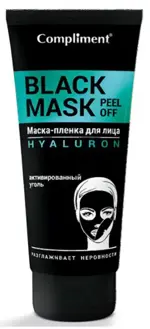 Compliment Black Mask Hyaluron маска-пленка для лица, маска для лица, 80мл, 1 шт. фото 2