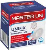 Master Uni Unifix Лейкопластырь фиксирующий, 3 см х 500 см, пластырь, 1 шт, тканевая основа фото