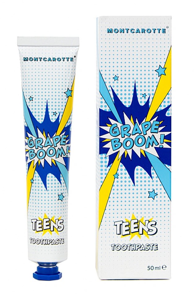 Montcarotte Teens Паста зубная детская, паста зубная, 50 мл, 1 шт, виноград фото