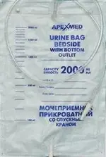 Apexmed Мочеприемник прикроватный, 2000 мл, 1 шт. фото