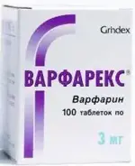 Варфарекс, 3 мг, таблетки, 100 шт. фото