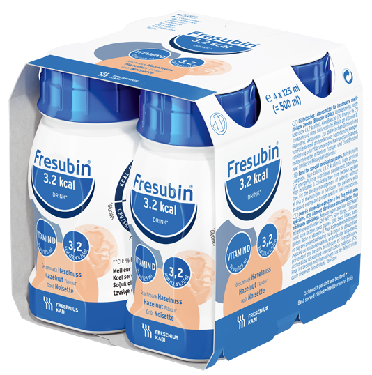 Фрезубин 3.2 ккал, напиток для перорального питания, 125 мл, 4 шт, лесной орех фото