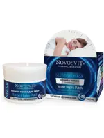 Novosvit sleeping mask маска для лица тройное увлажнение, маска для лица, 50 мл, 1 шт, ночная фото
