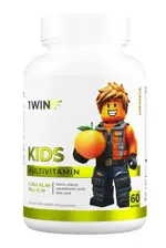 1WIN Kids Мультивитамины, пастилки мармеладные, 60 шт, апельсин фото 
