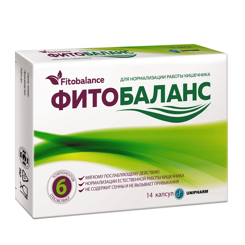 Фитобаланс, 720 мг, капсулы, 14 шт. фото