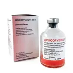 Доксорубицин, 50 мг, лиофилизат для приготовления раствора для внутриартериального, внутривенного и внутрипузырного введения, 1 шт. фото