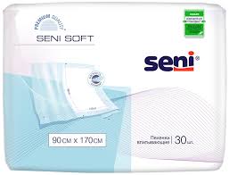 Seni soft Пеленки впитывающие, 90 см х 170 см, 30 шт. фото