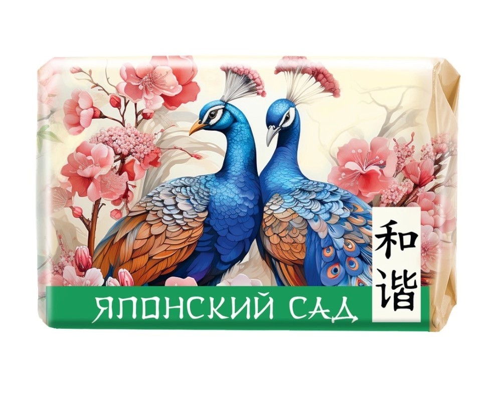Невская Косметика Мыло туалетное японский сад любовь и гармония, мыло твердое, 90 г, 1 шт. фото
