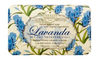 Nesti Dante Мыло туалетное Лаванда голубое средиземноморье, мыло, 150 г, 1 шт. фото
