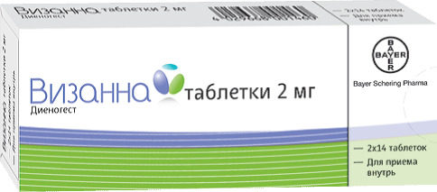 Визанна, 2 мг, таблетки, 28 шт. фото