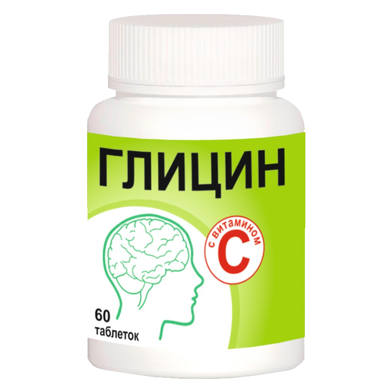 Глицин с витамином С, таблетки, 60 шт. фото
