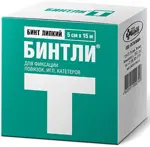 Бинтли Т, бинт липкий фиксирующий, 5 см х 15 м, 1 шт, нетканая основа фото