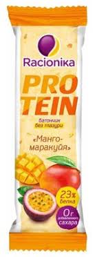 Racionika Батончик высокобелковый, 45 г, 1 шт, манго + маракуйя фото