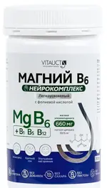 Vitauct Магний B6 Нейрокомплекс, порошок, 100 г, 1 шт. фото 