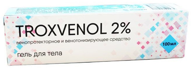 Троксвенол гель для тела, 2%, 100 мл, 1 шт. фото