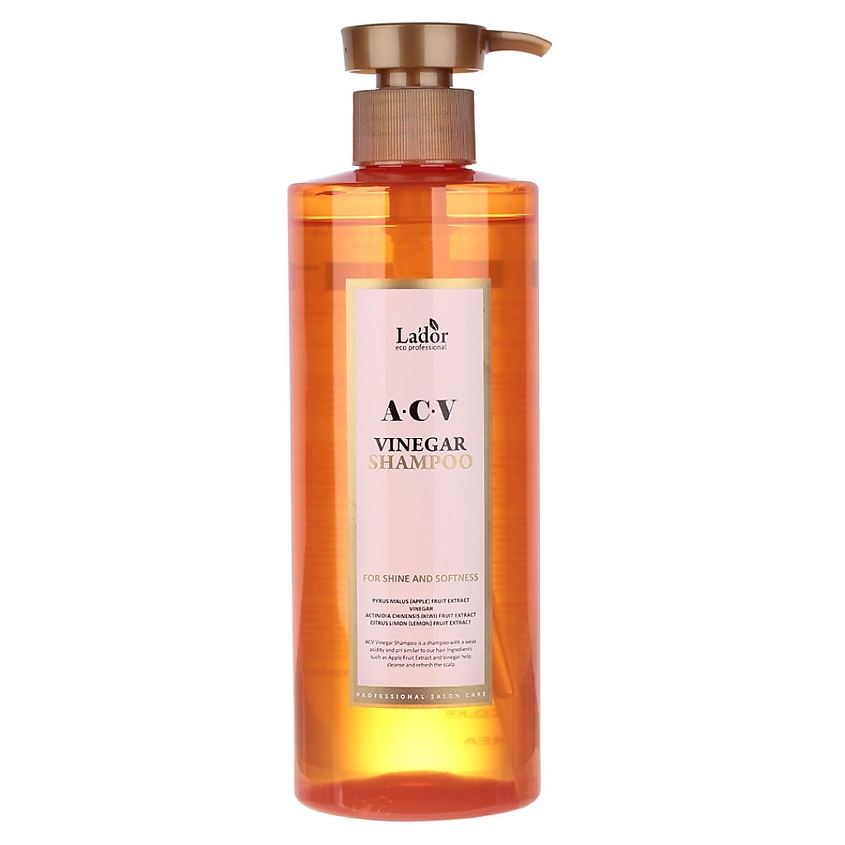 Lador ACV Vinegar Шампунь для блеска волос с яблочным уксусом, шампунь, 430 мл, 1 шт. фото