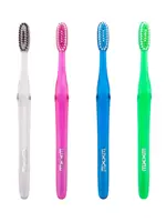 EXXE Fusion Белоснежная улыбка, щетка зубная, 1 шт, цвет в ассортименте, средней жесткости фото 3