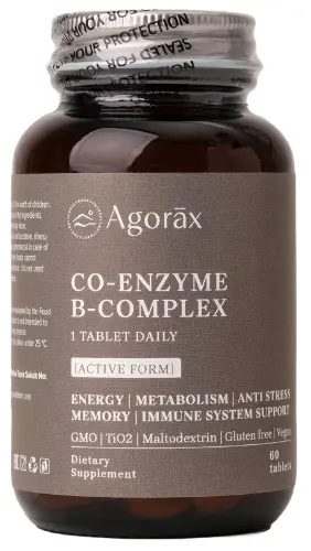 Agorax ко-энзим B-комплекс, таблетки, 60 шт. фото