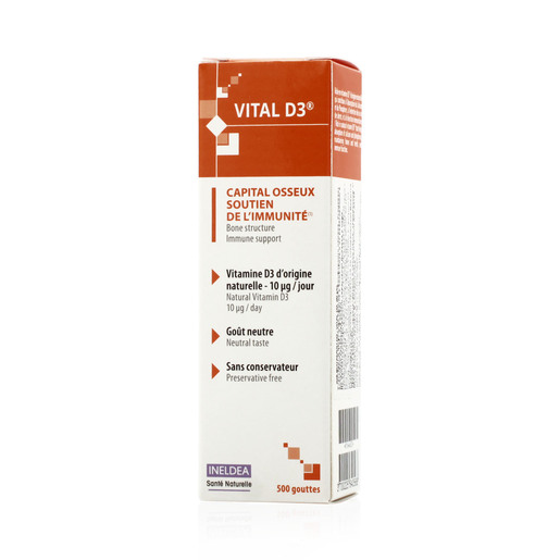 Vital D3, 1000 МЕ, капли, 20 мл, 1 шт. фото