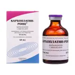 Карбоплатин-РОНЦ, 10 мг/мл, концентрат для приготовления раствора для инфузий, 45 мл, 1 шт. фото 