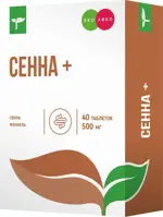 Эколеко Сенна+, 500 мг, таблетки, 40 шт. фото 