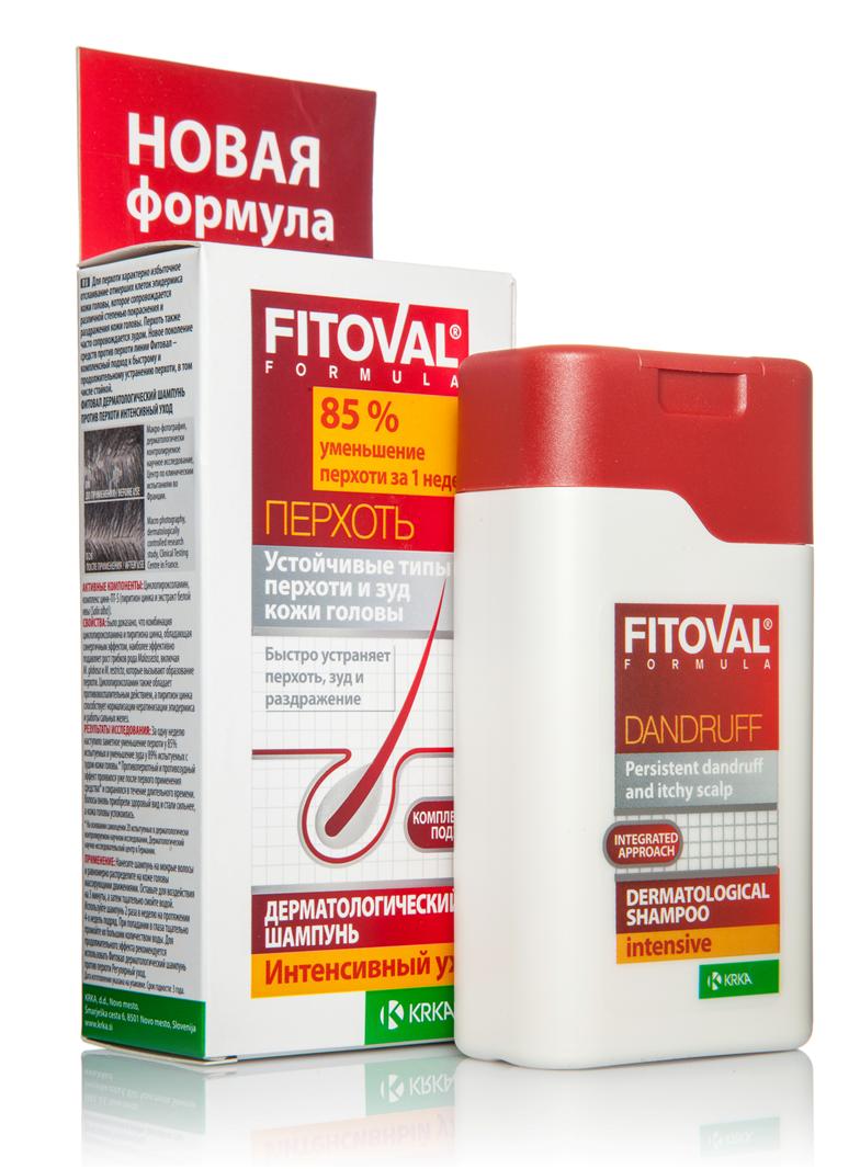 Фитовал дерматологический шампунь против перхоти интенсивный уход, шампунь, 100 мл, 1 шт. фото