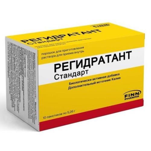 Регидратант Стандарт, порошок для приготовления раствора для приема внутрь, 10 шт. фото