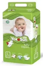 Yokosun Eco Подгузники детские, L, 50 шт, 9-13 кг фото