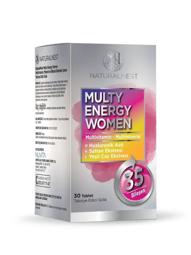 НатуралНест Мульти Энерджи Вумен, таблетки, 30 шт. фото