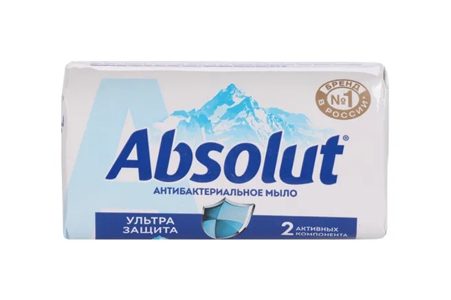 Абсолют Classic Мыло твердое ABS ультразащита, мыло жидкое, 90 г, 1 шт. фото