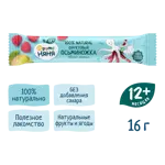 Фрутоняня фруктовый осьминожка кусочки, 16 г, 1 шт, яблоко + малина фото 3