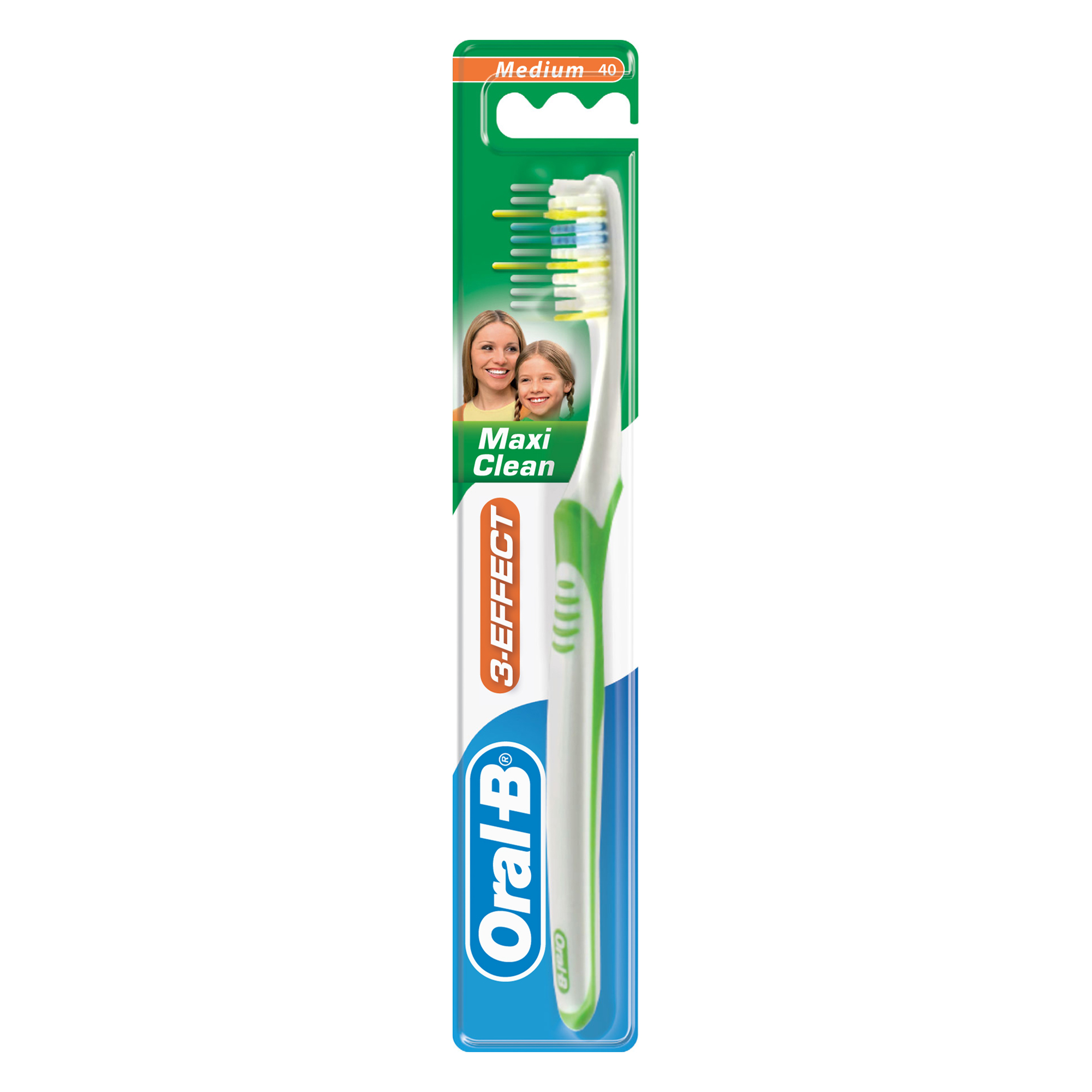 Oral-b 3-effect maxi clean 40 щетка зубная, щетка зубная, 1 шт, средней жесткости фото