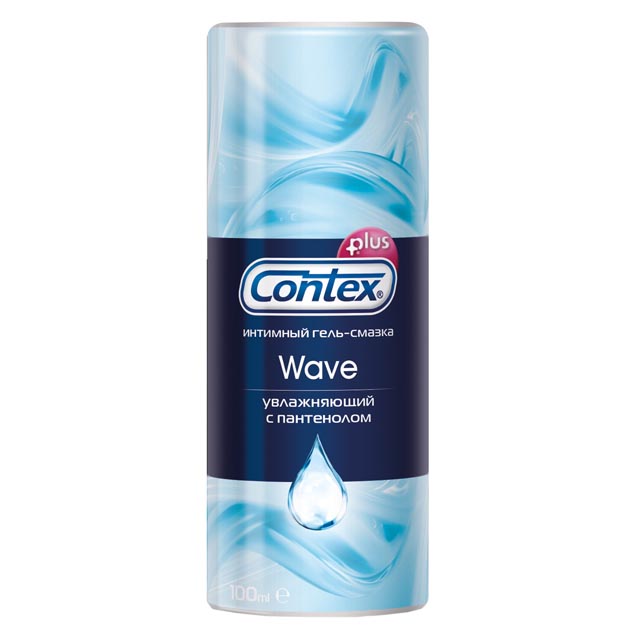 Гель-смазка для интимного применения Contex Wave, гель, 100 мл, 1 шт, увлажняющий фото