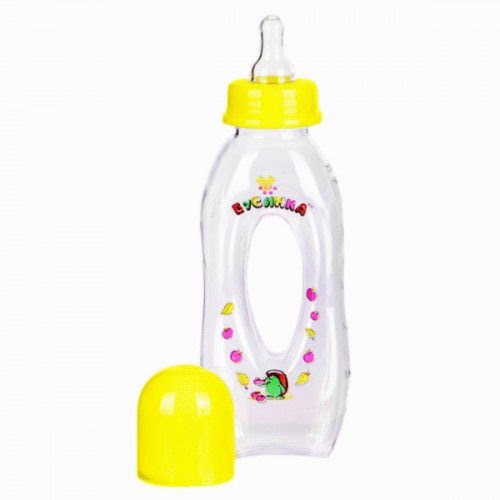Бусинка Бутылочка Бублик с силиконовой соской, 250 мл, 1 шт, арт. 1112 фото